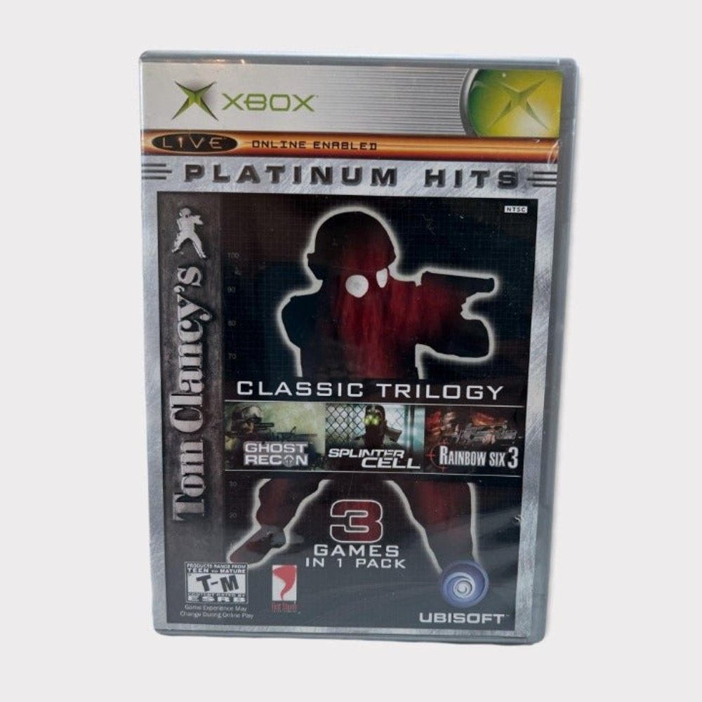 Tom Clancy's Classic Trilogy (Microsoft Xbox, 2004) Complete
